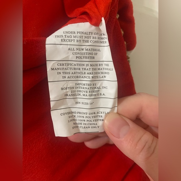 Christmas Cat Latch Hook Needwork Stocking - Picture 3 of 3